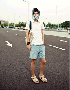 头 <em>短裤</em> 男 复古百搭款 休闲小<em>短裤 灯芯绒料</em> 个