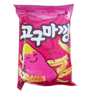  韩国农心 进口膨化食品红薯/薯条 休闲食品必备55g