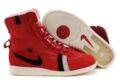耐克NIKE高帮女鞋 长靴 保暖女靴 2010新款红色