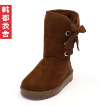 韩都衣舍⑤现货●韩国2011冬季新款系带<span class=H>雪地</span><span class=H>靴</span>SS1301鵬0929亓