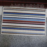卡卡精品-乳胶底彩条地垫/房门垫/脚垫/地毯0.31kg~g0256