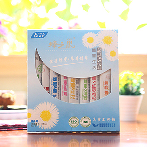  蜂之巢 特简单生活便携包蜂蜜组合包8种口味办公生活必备
