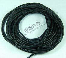 中原户外 中原皮筋 乳胶管 素色 黑色 2.2元/米