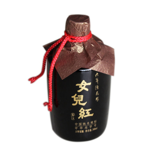  黄酒 绍兴黄酒 女儿红 六年陈花雕酒  500ml