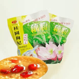  湖北洪湖特产 桂圆枸杞藕粉440克 纯天然 健康养颜 3袋包邮