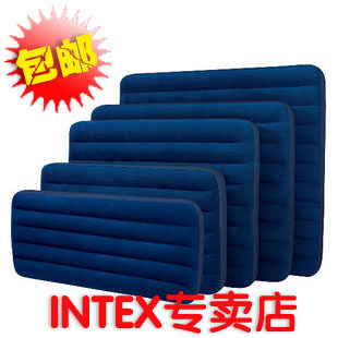 爆款正品INTEX单人双人冲气床充气床垫气垫床户外床垫空气床 包邮