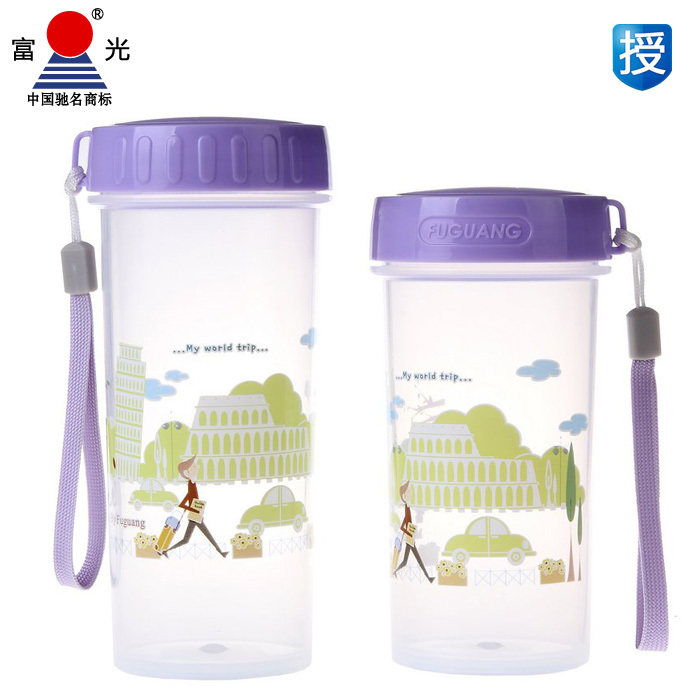 富光 情侣对杯随手杯 <span class=H>运动</span>杯子茶杯 便携<span class=H>水杯</span>320ML+380ML特价包邮