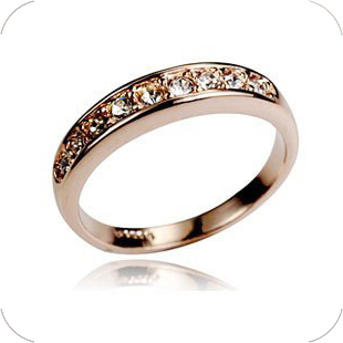  饰品批发 情侣戒指满包邮戒指韩版潮人女 单排小钻戒指环小指尾戒