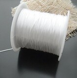 DIY饰品配件/串珠配件/10米弹力丝（白色）1.5元/个(002)