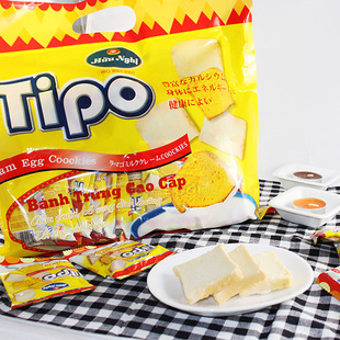  正宗越南tipo白巧克力面包干300g正品有防伪进口食品零食品不包邮