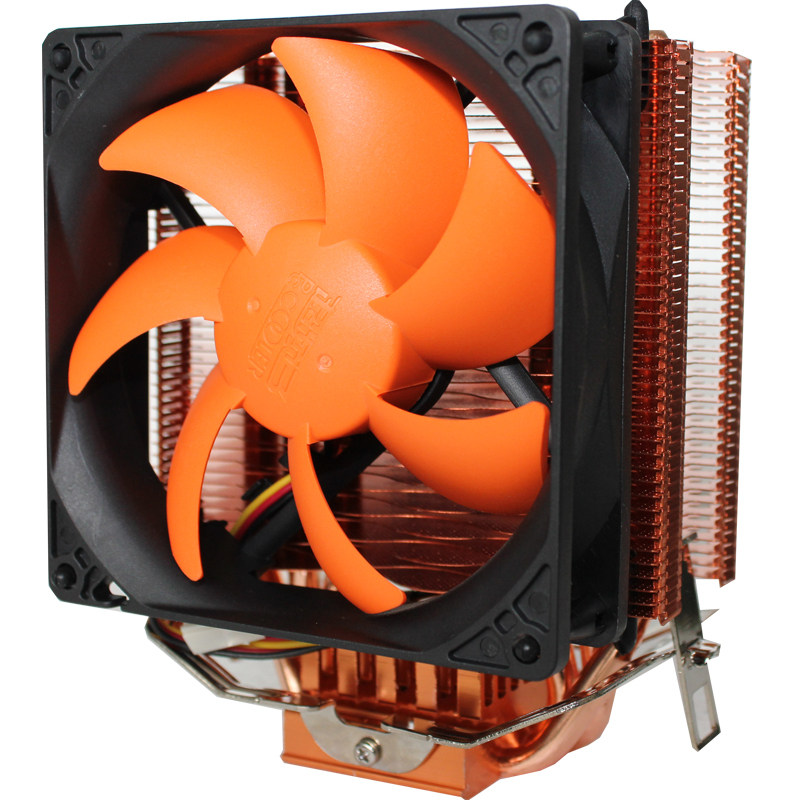 超频三黄海冷静版S90H静音amd <span class=H>CPU</span>散热器 热管<span class=H>CPU</span>风扇7751155包邮