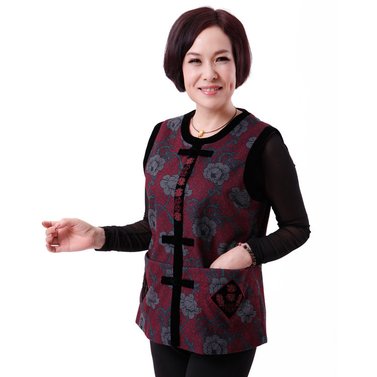 【<em>中老年马甲女</em>】_中老年女衬衫<em>裁剪</em>图_中老