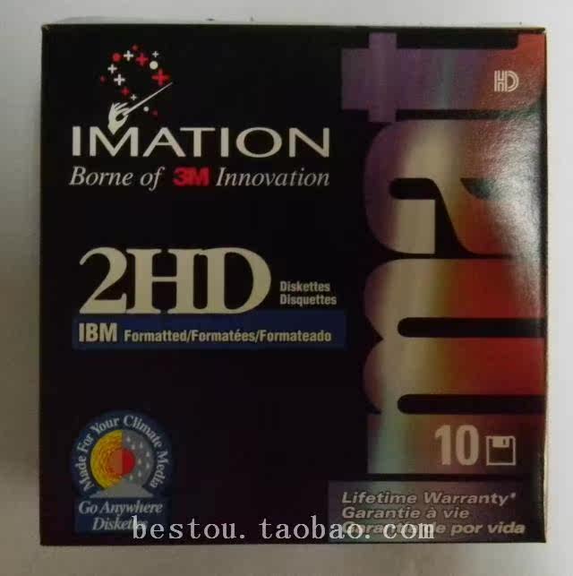 原装美国制造 IMATION 怡敏信 软盘 十片装 绣花机完美搭档