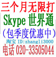 skype����ͨ������ 3����3����ӳ�ֵ ���ڰ��°�����1ŷ ����399