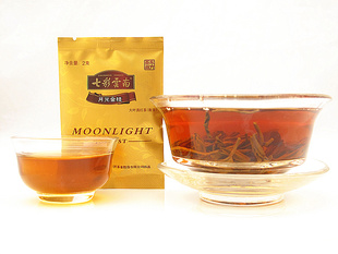  七彩云南庆丰祥 红茶 月光金枝 大叶滇红茶 滇红工夫红茶 2g/袋