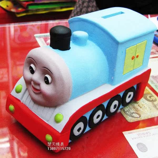 R359 Thomas the train About 19 centimeter Cartoon Piggy bank Plaster mouldin the Toy/Childs/Puzzle/Building block/Model , Handmade/Creative DIY , White mold coloring/Painted Die category - from Buy2taobao.com to provide professional Taobao agent buy service