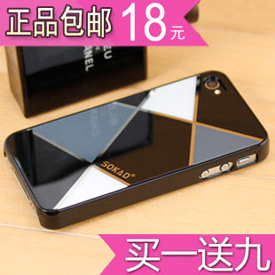 正品iphone4s手机壳 苹果4代手机套保护套外壳子 情侣男女潮配件