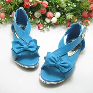  夏季新款童鞋 韩版儿童凉鞋 女童凉鞋 公主鞋 大童凉鞋蝴蝶结