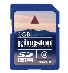 双金冠 金士顿/Kingston SD 4G SDHC Class4 C4 存储卡 内存卡