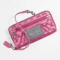 心怡精品 北京现货 正品 coach 42884 粉红钱包拎包
