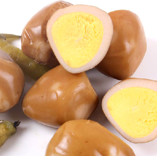  黄蓉无壳吮指卤汁鹌鹑蛋 泡椒香淘气蛋约23g 山椒味 首袋0.99