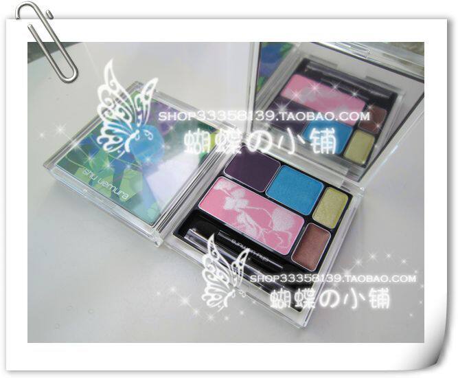 Shu Uemura/植村秀 2011限量 绚彩雨林<span class=H>彩妆</span>盘-藍翼彩蝶 眼影腮红
