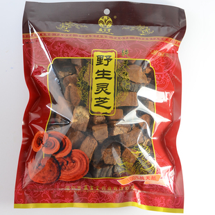  益言堂正品 纯天然野生灵芝片 木蹄灵芝片 100克 带柄切片 助睡眠