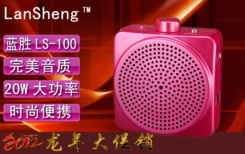 【淘金币】领夹/教学扩音机/无线/小蜜蜂腰挂扩音器/蓝胜LS-100