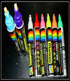 电子荧光笔  电子荧光板专用荧光笔8支8色套装