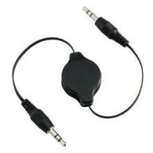 伸缩式aux线 3.5mm 车载音频线 车用音频线 车载mp3连接线