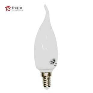 Light green energy saving bulb E14 candle lighting lamps/tail light bulb chandelier bulb 7W