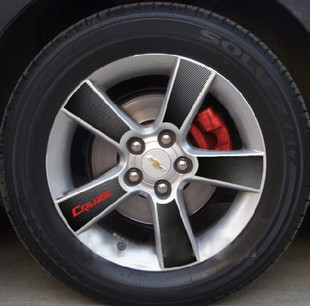 科鲁兹轮毂碳纤维汽车装饰贴纸轮圈拉花 克鲁兹个性改装专用车贴