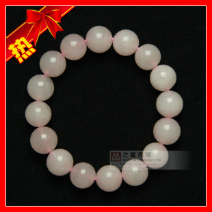  杨幂同款礼物/开光正品纯天然粉晶/粉水晶手链/女士旺桃花旺姻缘