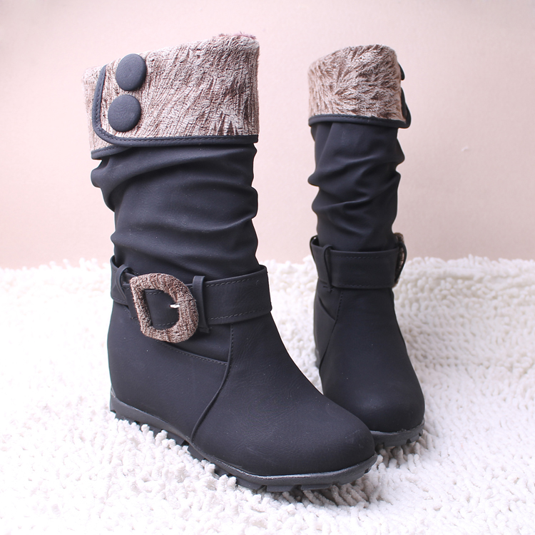潮流中筒靴雪地靴...