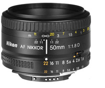 Nikon 尼康 AF 50mm/1.8D 定焦镜头