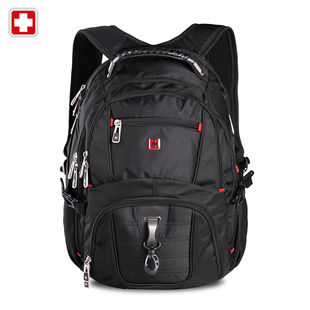  SWISSWIN瑞士十字背包15寸大容量电脑包男款双肩旅行背包 SW8112