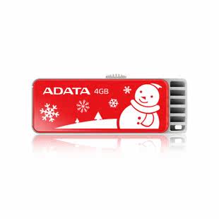 圣诞纪念版 威刚U盘 优盘 4g U盘 可爱 C802 个性 u 盘 4GB 正品