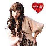 【淘品牌】美元素时尚假发 初体验 斜刘海蓬松 长卷发 假发 lc029