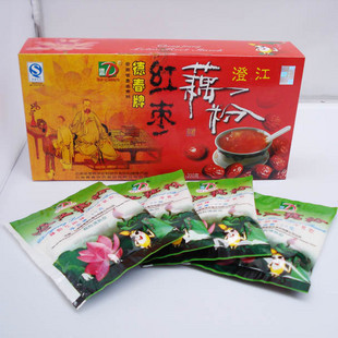  德春牌红枣藕粉200g云南特产澄江藕粉 莲藕粉纯手工 绿色食品清真