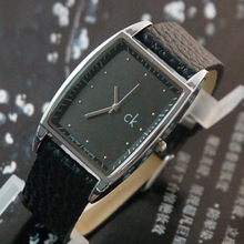 Calvin Klein CK elegante reloj para hombre reloj neutral ver la moda coreana versión masculina de la mesa cuadrada de cinturón negro