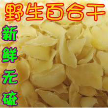 野生百合干 无硫 不熏白 精选特级 兰州 大片肉厚 250g