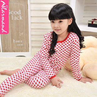  【VIP专享】爱拉曼童装冬儿童套装加绒女童保暖内衣 包邮