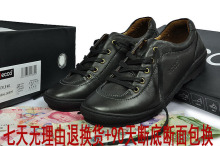 狂女新潮100%好评外贸原单正品ECCO/爱步女鞋 头层小牛皮休闲皮鞋
