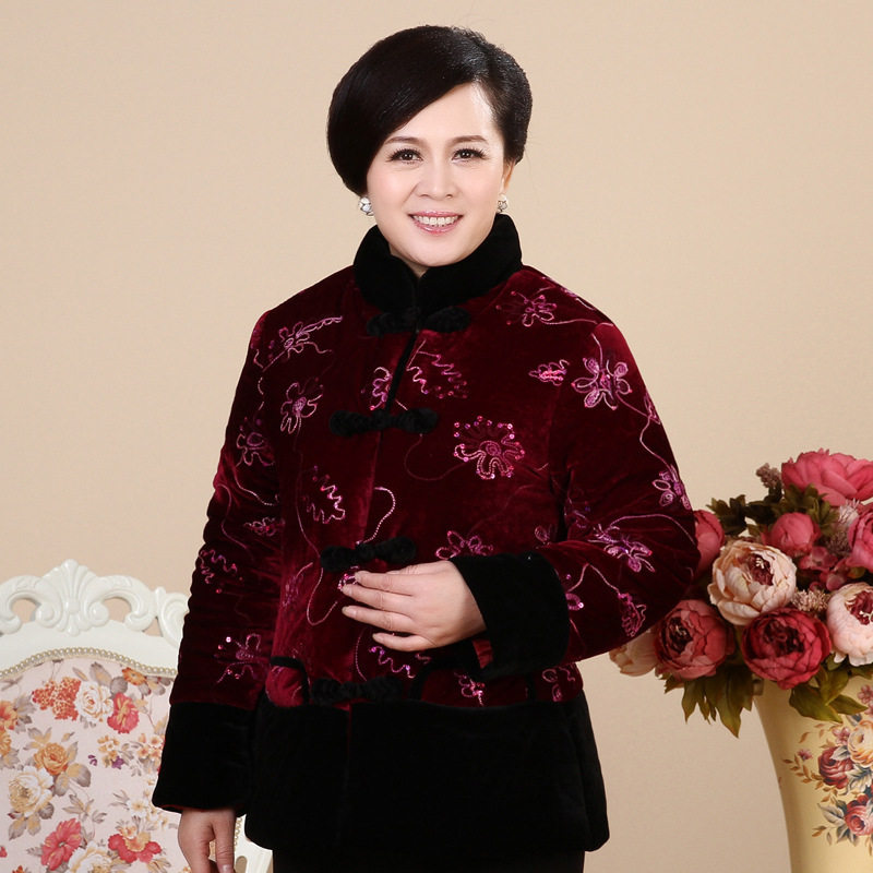 <em>中老年女棉衣</em>外套 : <em>中老年女棉衣</em>外套图片及搭