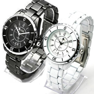 When Nobby Fashion simple man Female watch ceramics black and white Korean Edition Star Berserk watchin the Wristwatch , Watch category - from Buy2taobao.com to provide professional Taobao agent buy service