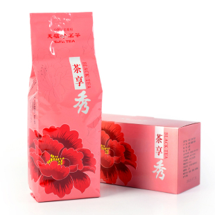  天福茗茶 茶享秀 正宗云南凤庆红茶 特种大叶滇红 香浓醇秀半斤装