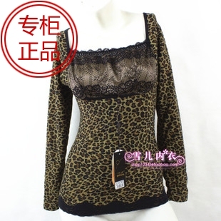  经典款正品彦黛23315女款色拉拇美体塑身双层长袖中厚款保暖衣