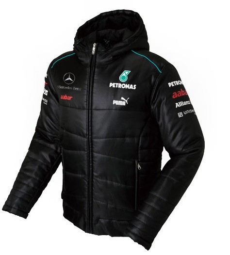 Mercedes gp f1 team padded jacket #4