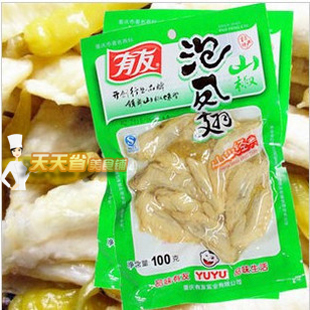 T重庆特产 有友泡椒凤翅100g有友凤翅泡凤翅谐美泡椒凤爪整箱包邮