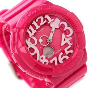  正品 CASIO卡西欧手表 BABY-G双显防水魅力女表BGA-130-4B 1B 2B